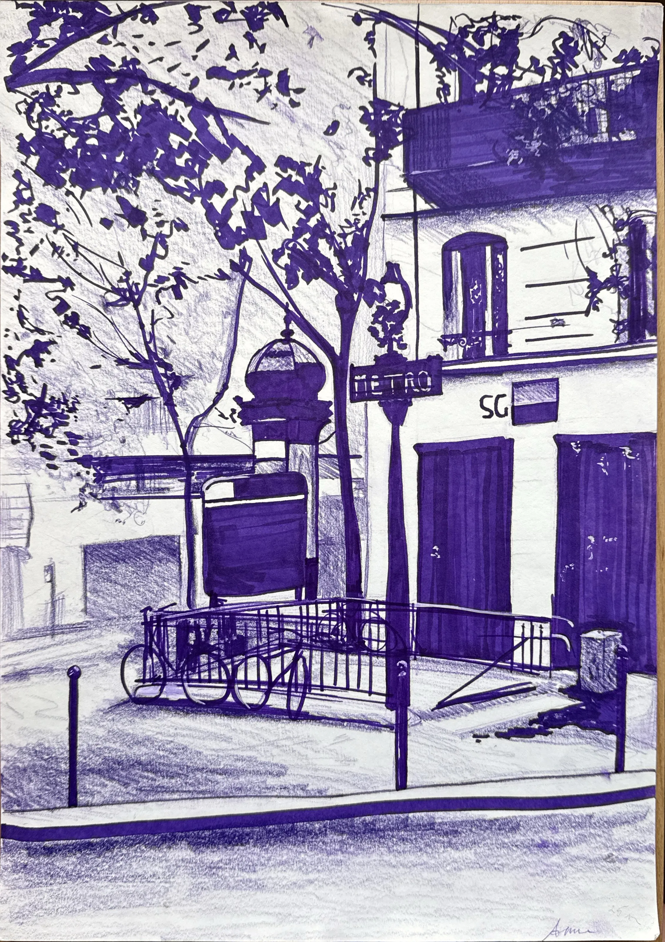 Page de carnet de croquis d'Anne Leblanc — 3