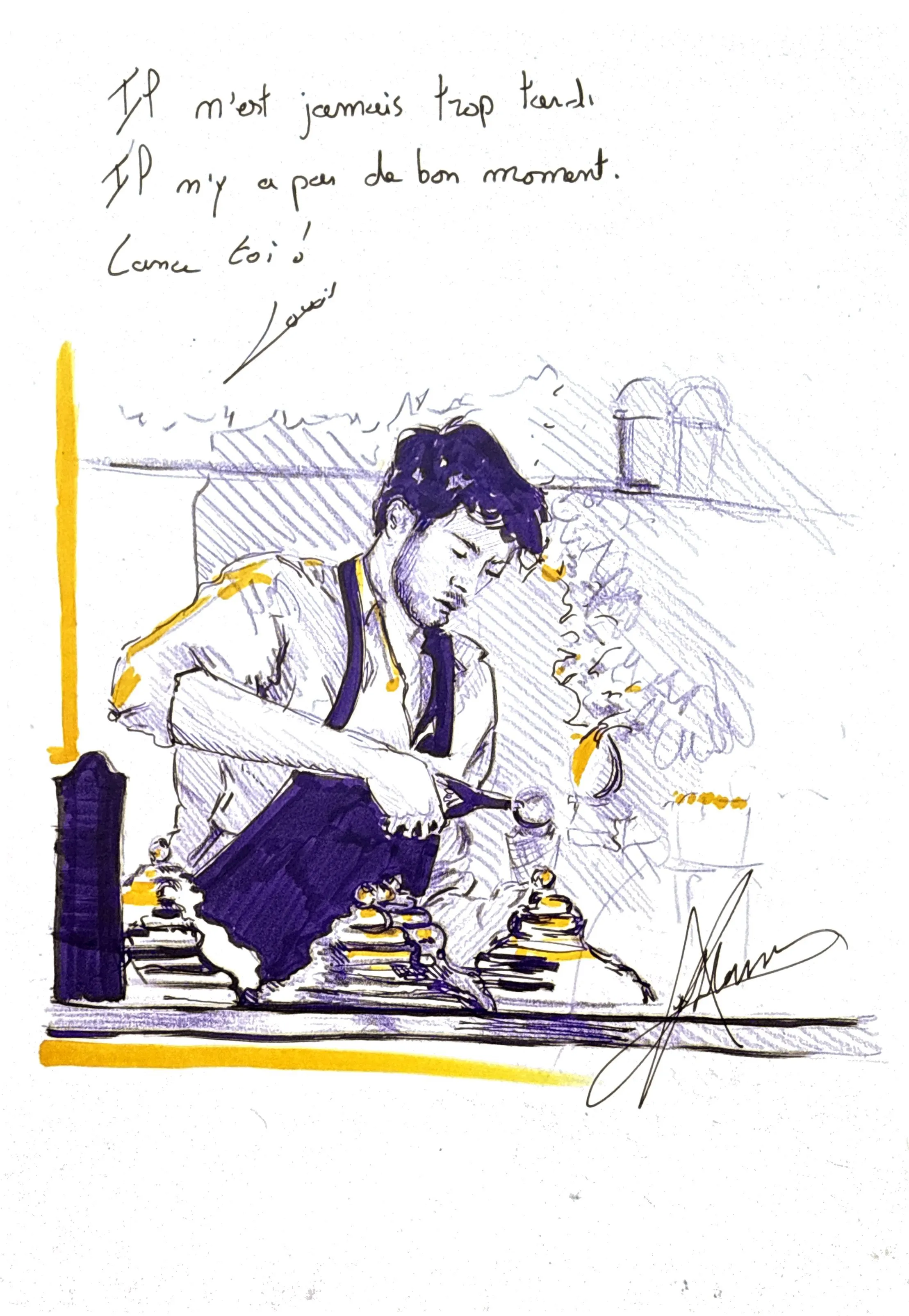 Page de carnet de croquis d'Anne Leblanc — 4