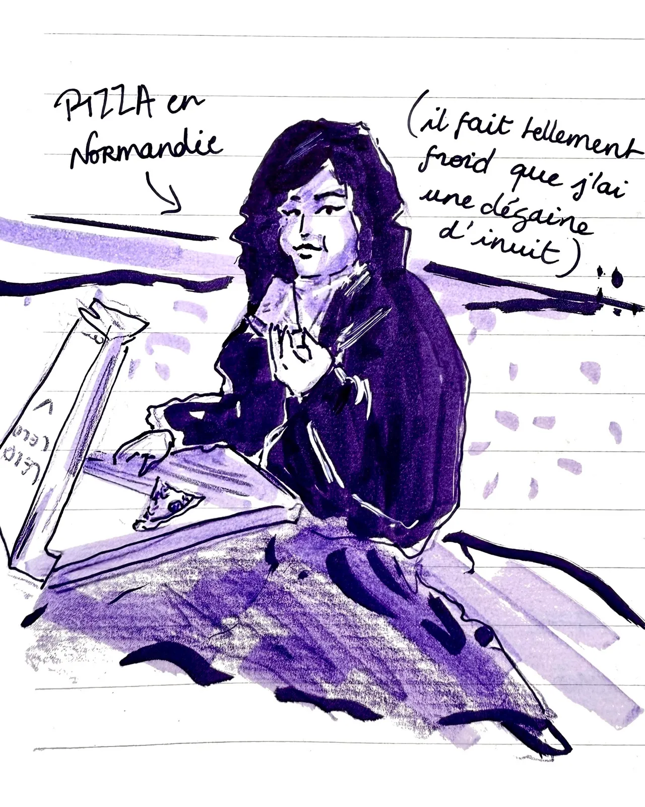 Planche de bande dessinée d'Anne