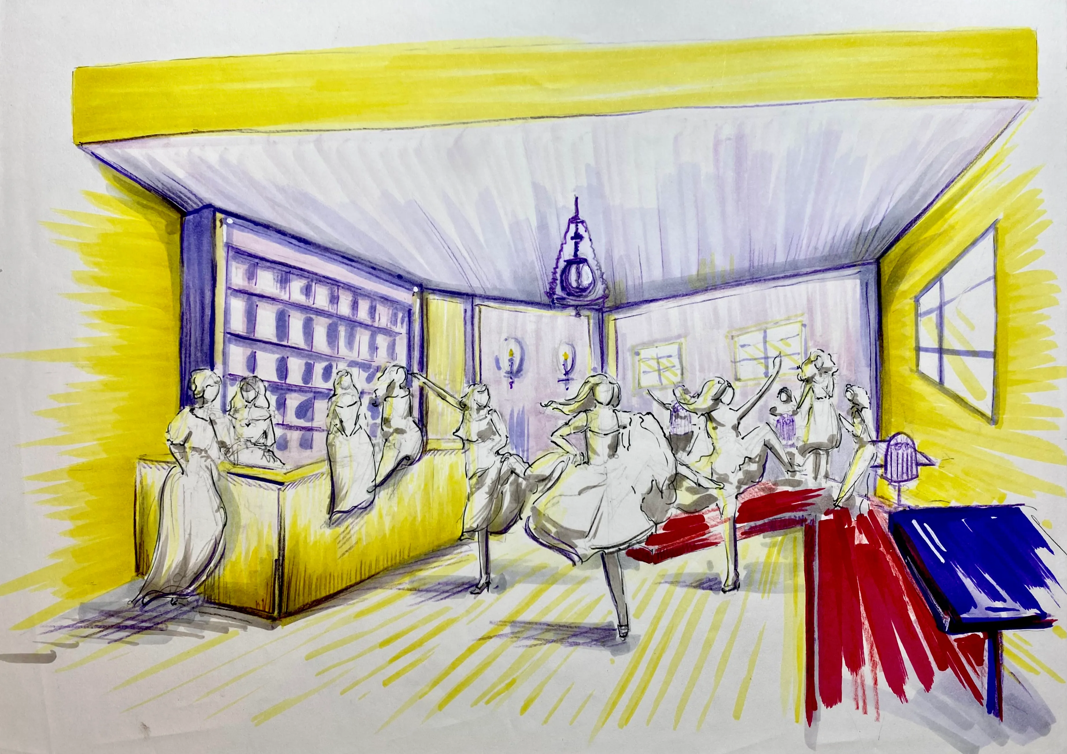 Page de carnet de croquis d'Anne Leblanc — 31